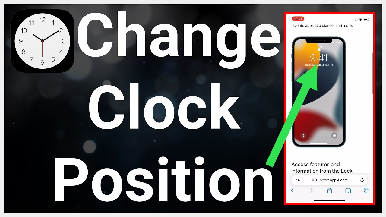 Can Change The Position Of The Lock On iPhone Lock YouTube