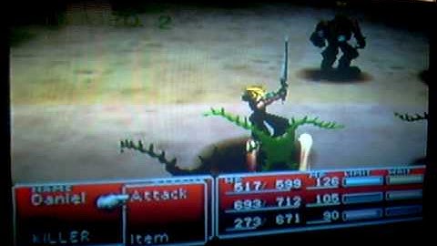 Final Fantasy VII clouds limit break cross slash