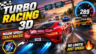 TURBO RACING 3D INSANE SPEED & CRAZY RACES! | Gameplay TURBO RACING 3D I Reached INSANE SPEED! screenshot 1