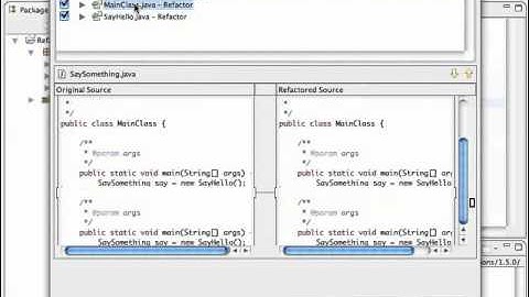 The rename refactoring tool in Eclipse video tutorial   Using Eclipse for Java Programming   Learn