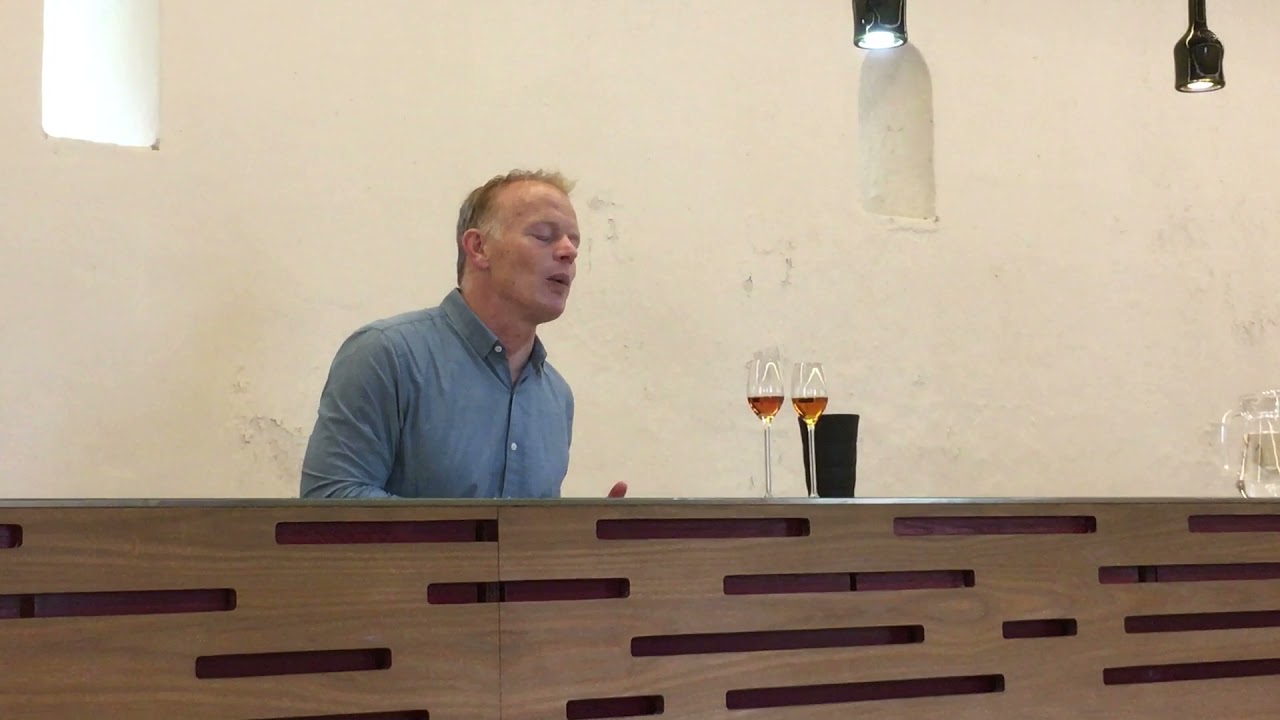 Boela Gerber from Groot Constantia on pressing of the grapes for the Grand Constance