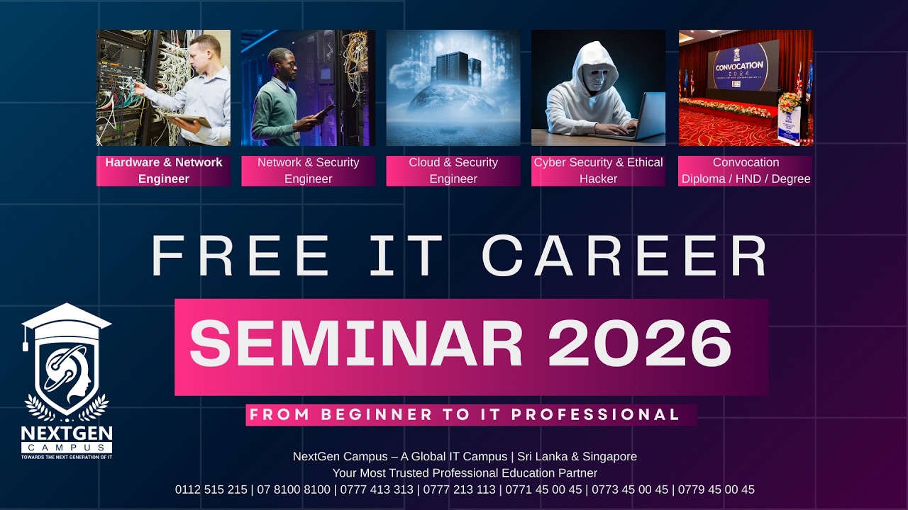 ----- FREE IT CAREER SEMINAR 2026 Intake B1 -----