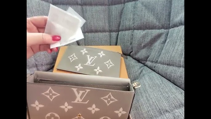 Louis Vuitton Félicie Pochette Dove/Cream Monogram Empreinte