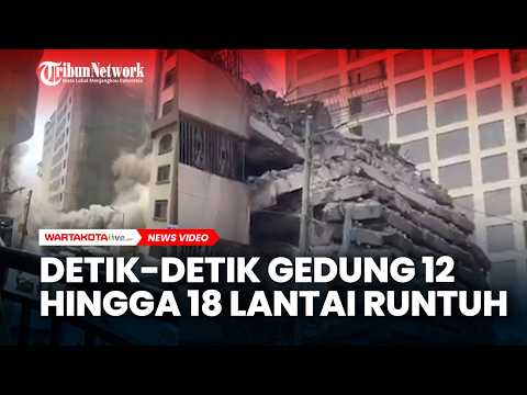 Detik-detik Gedung 12 hingga 18 lantai Runtuh Timpa Warga di Kenya