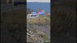 Stolen Transport Truck Being Chased By A Bunch Of Police