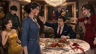MY HUSBAND SLAPPED ME AT DINNER FOR HIS DAUGHTER – I SMILED AND REVEALED A SHOCKING SECRET | MANHWA screenshot 1
