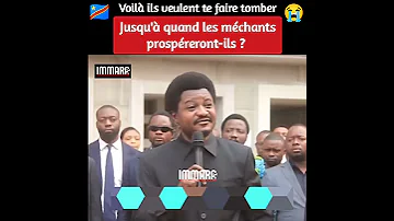 They Want To Remove This Great Man Immara ConstantMutamba Mutamba Congo Africa 