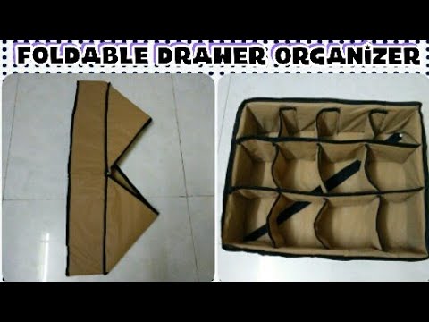 DIY: How To Sew Foldable Drawer Organizer Box By Anamika Mishra 