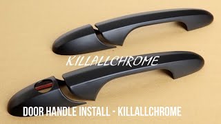 Door Handle Covers Install - Fiat 500 Abarth 595 - KillAllChrome