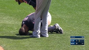 CLE@MIN: Gomes leaves the game with an injury