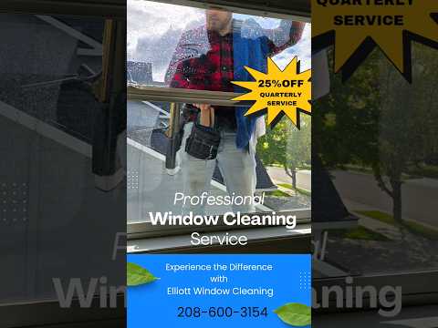 Professional Window Cleaning Meridian Idaho #shorts #meridianidaho #windowcleaning
