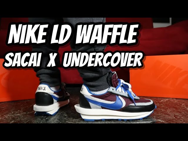 Nike LD Waffle x Sacai x Undercover Review / On Feet ( Night