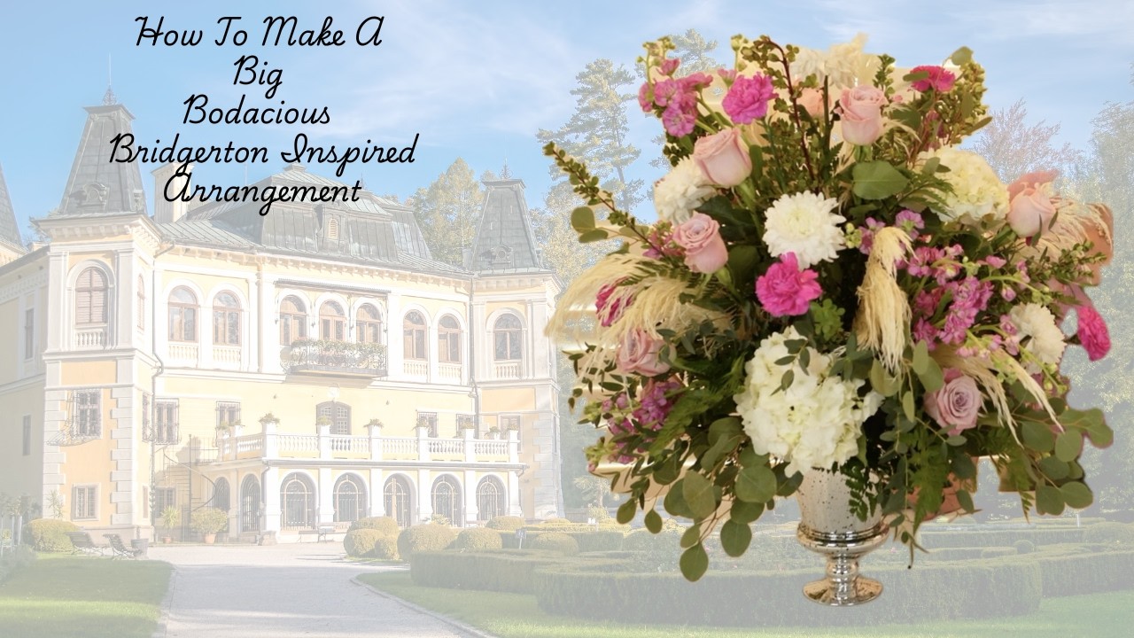 How To Make A Large Pedestal Flower Arrangement