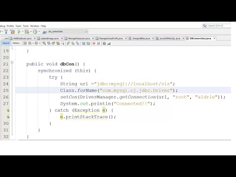 Java Application with MySQL:1. Java Database Connection setup to MySQL ...