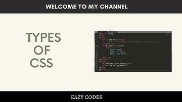 CSS - Types of CSS with Example