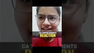 CEAT TOPPER PARENTS REACTION 🥰#pwca#cawallah#motivation#catopper#caresult