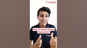 Setup a strong password 👨‍💻 #CyberSecuriry #RedTeamHackerAcademy