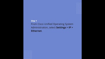 Change IP Address or Hostname via OS Admin GUI