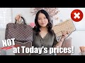 ❌I WOULDN’T repurchase these at today’s prices?! Oldest bags in my collection TAG