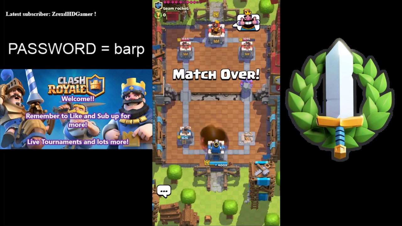 Clash Royale - Live Tournement!