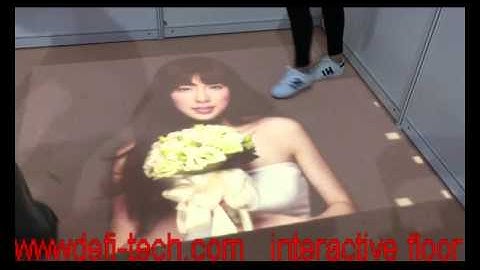 interactive floor Spread effect