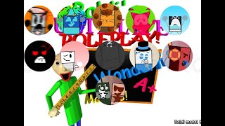 Earning all of the badges in test baldi’s basics game!