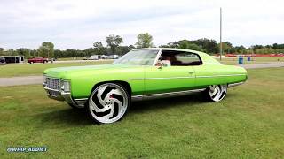 WhipAddict: 71' Chevy Caprice Donk on Amani Forged 28s, Custom King Ranch Brown Interior