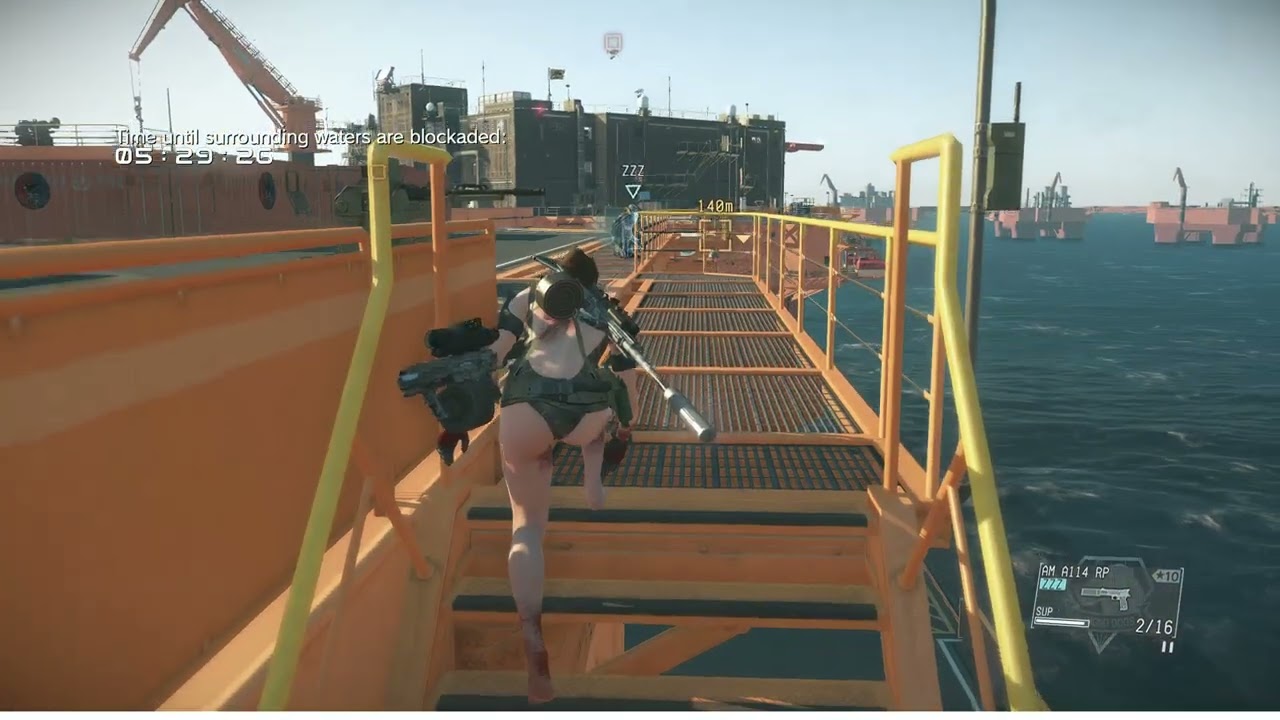MGSV: Support FOB Asian Girl vs. John Rambo (No Show)