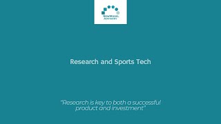 Part 2: Research and Sports Tech