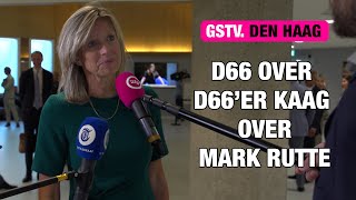 D66'ers: 'Uitspraken Kaag over Rutte gingen niet over Rutte'