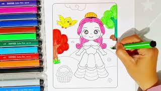 "Coloring Magic: Transforming a Blank Canvas into Vibrant Art!"