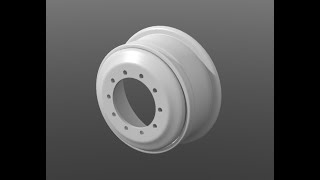 Luxology Modo Truck Wheel modeling 2