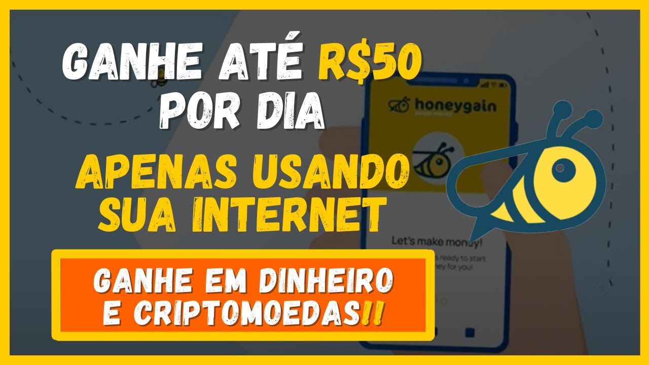 Honeygain – Ganhe até R$50 por dia | Sites para ganhar dinheiro na internet