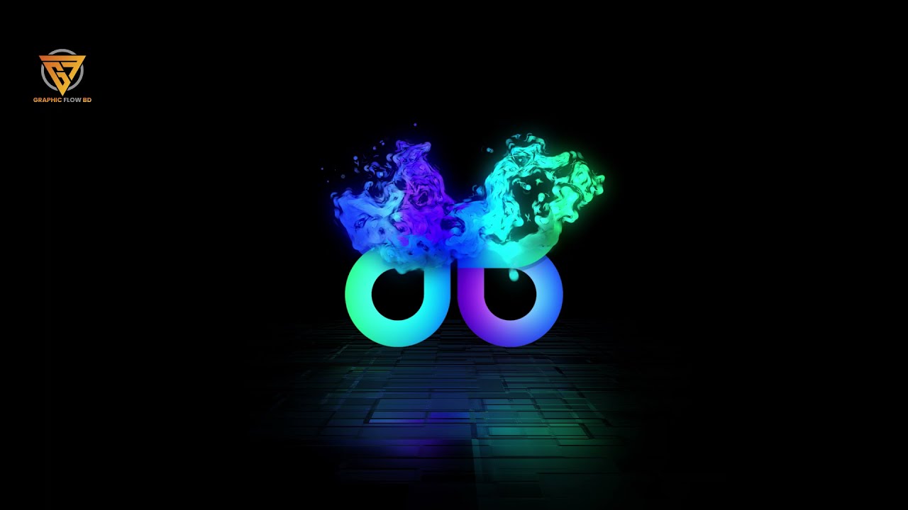 Particle logo animation/logo animation after effect.