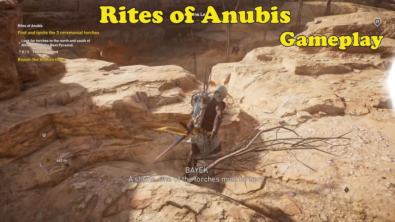 Assassin's Creed Origins (PS5): Rites of Anubis Quest - YouTube