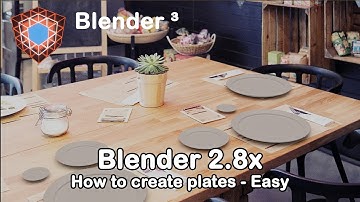 Blender - How to create plates for your scene - Easy