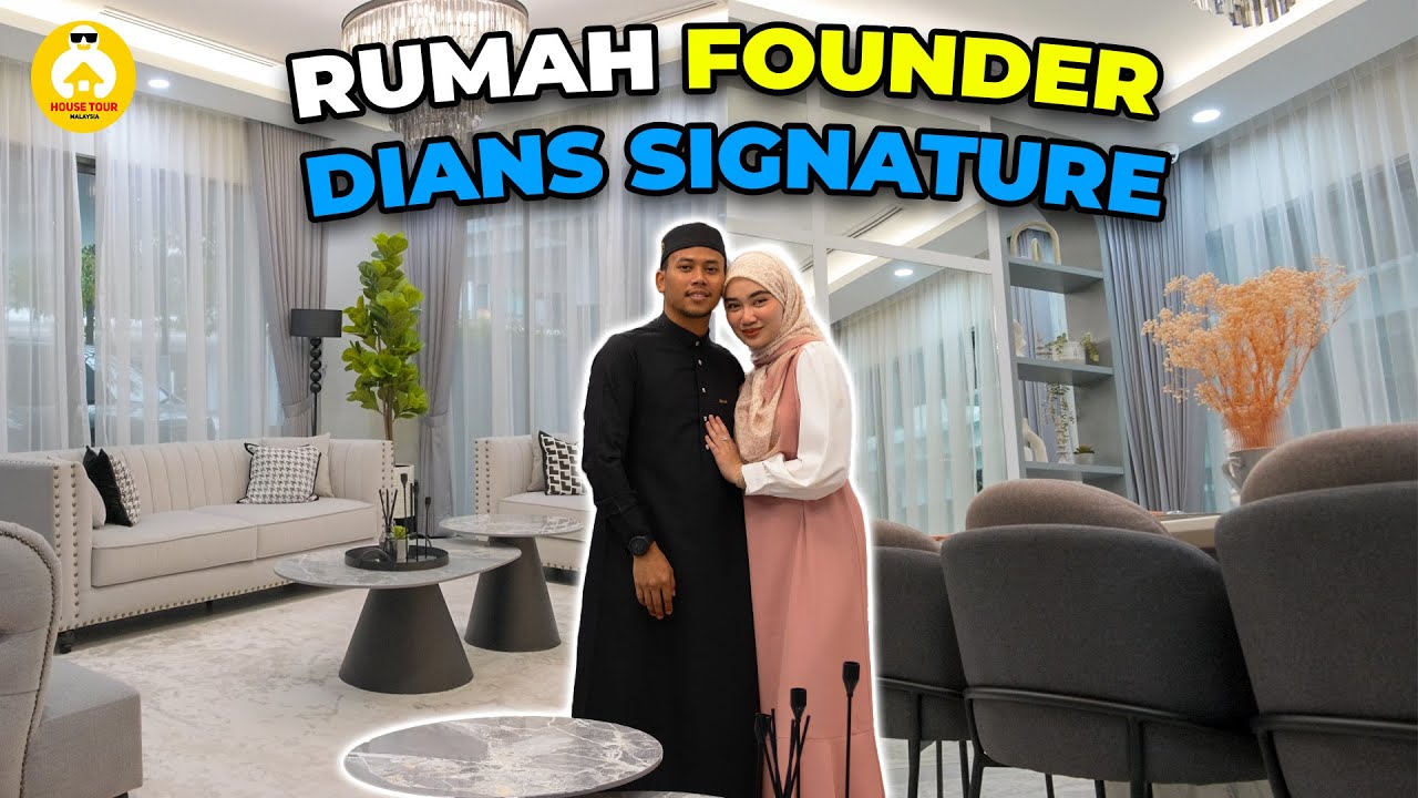 HOUSE TOUR EP 150: VILLA 3 TINGKAT MEWAH, MASTER BEDROOM DAH MACAM PENTHOUSE HOTEL!