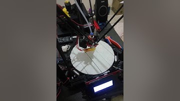 Anycubic kossel, Auto level bed with hotend probe