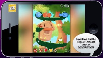 Cut the Rope 2 - Game+Cheat Walkthrough Vol 1 ( Part 6 ) - The Forest! 3 Stars! (iOS, Android)