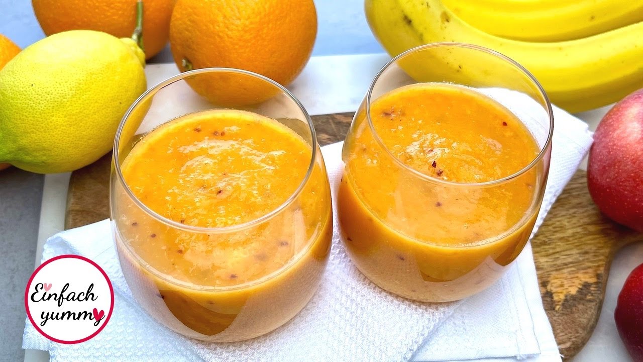 ACE  - Smoothie 🥕🍎🍊 gesund durch die kalte Jahreszeit  Vitaminbombe  Immunbooster 💪🏻 Thermomix® TM6