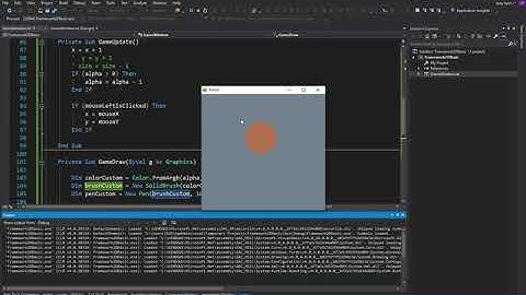 VBGM106 - VB.NET  User Interface Controls -  Mouse Interaction