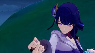 Raiden Shogunei Saves Aether From The Tremedous Nightmare Genshin Impact