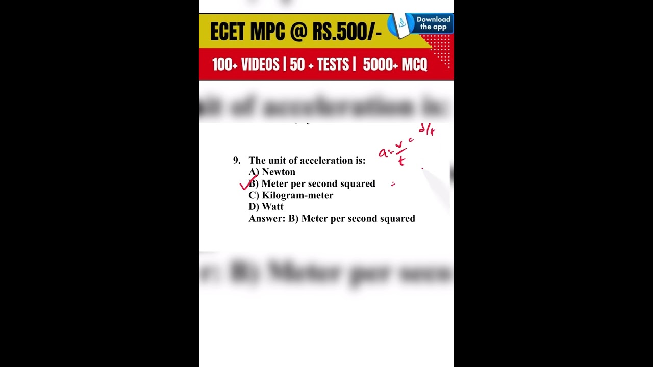 ECET 2025 Physics & Chemistry Guide | How to Get the Best Rank! 🚀 | Q-126 ,