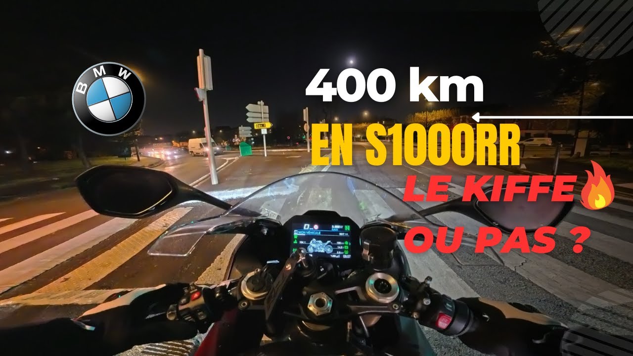 Mes 400 premiers kilomètres en s1000rr 😁