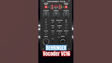BEHRINGER VOCODER VC16 EURORACK (ROBOTIC FUN)