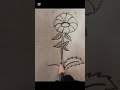 beautiful flower 🌺🌺 drawing#art #shorts #pencilsketch #youtubeshorts #flowers #pencil