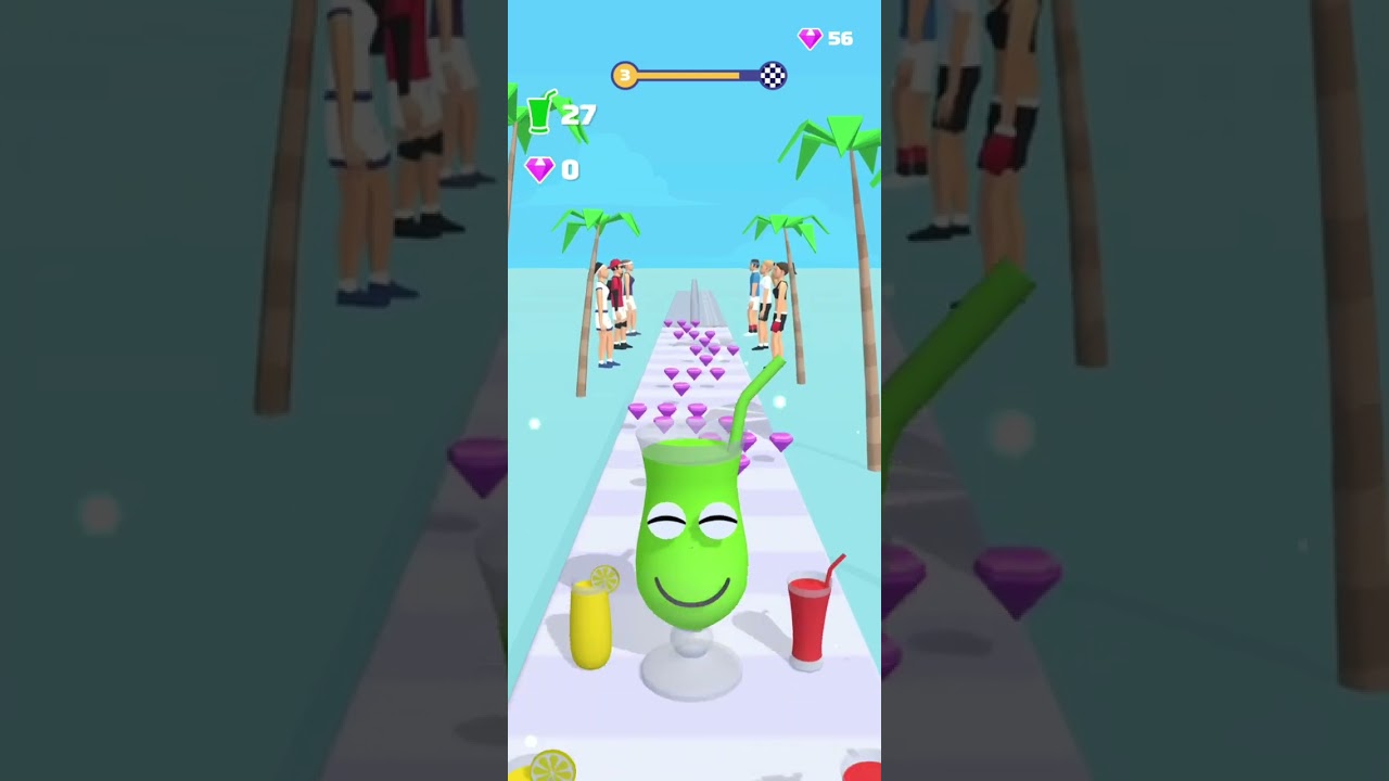JUICE RUN 🍹🍉🍎 Game Mobile All Levels Android,iOS Walkthrough Gameplay Update Level 3