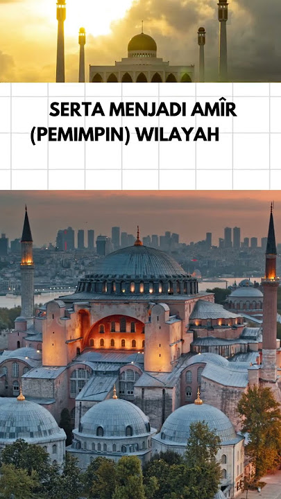 Wali adalah orang yang diangkat oleh Khalifah