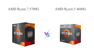 AMD Ryzen 7 5700G vs Ryzen 5 4600G | Best Value Desktop Processors 🎮💻