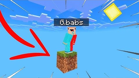 Minecraft PE Skyblock, But You Only Get ONE BLOCK (Part 1) -MCPE Skyblock-